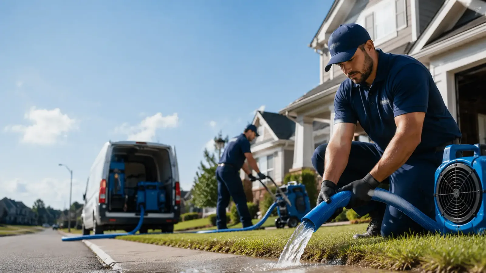 Flood Damage Restoration in Helm, CA